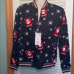 Denim and flower Santa Jacket